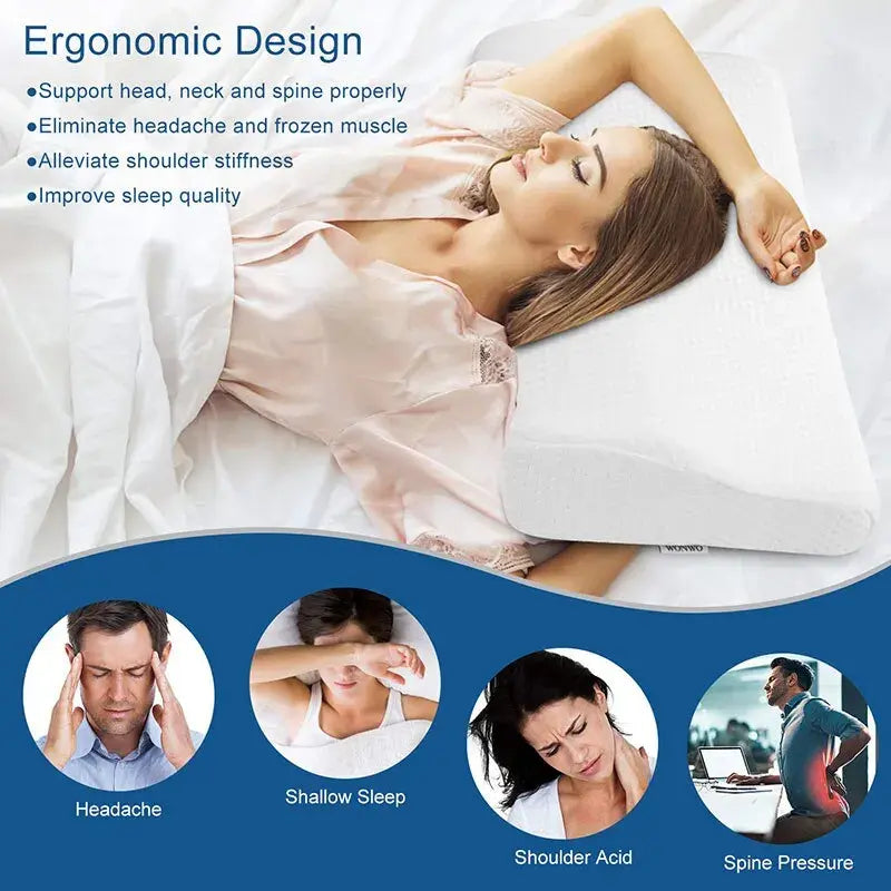 Memory Foam Bed Orthopedic Pillow