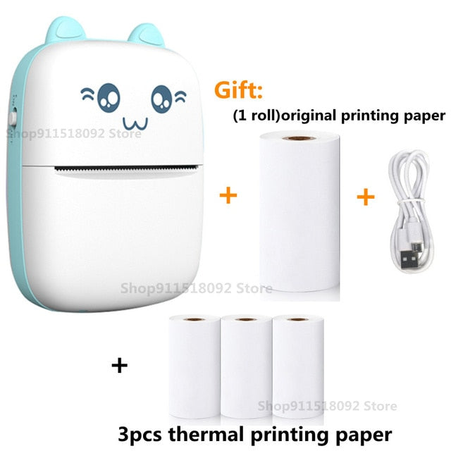 Cat Shape Mini Printer