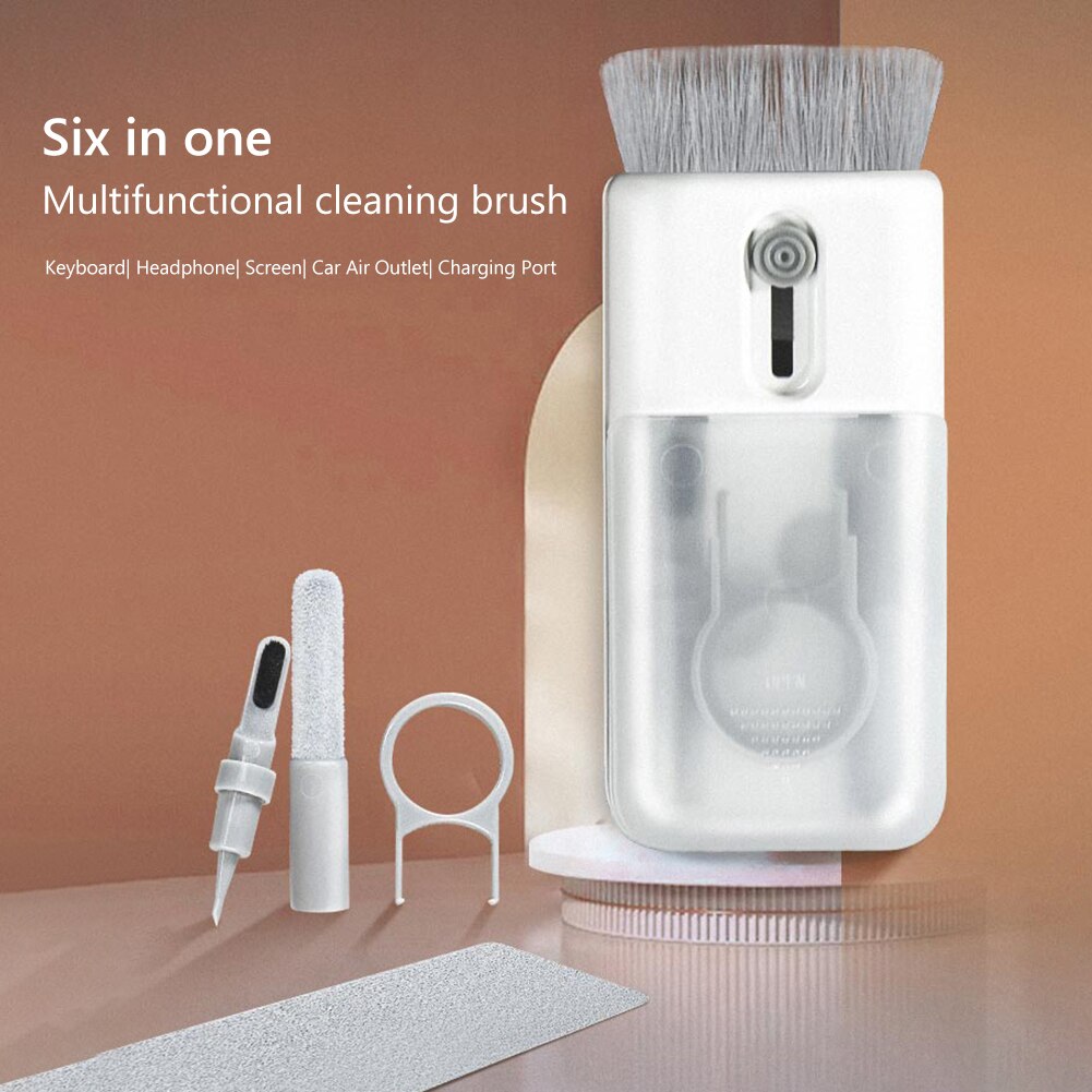 Multifunctional Cleaner Kit for Airpods Earbuds Cleaning Pen brush Bluetooth Earphones Case Cleaning Tools with Storage Box