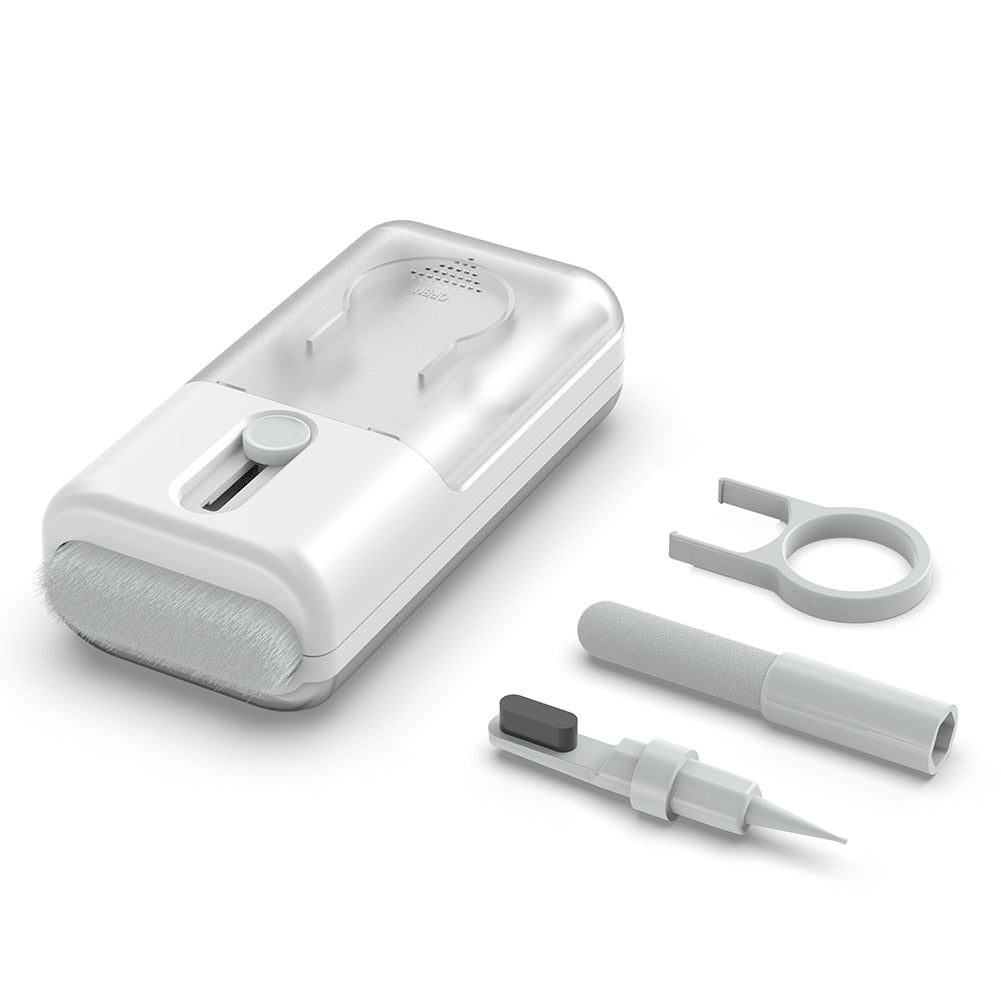 Multifunctional Cleaner Kit for Airpods Earbuds Cleaning Pen brush Bluetooth Earphones Case Cleaning Tools with Storage Box